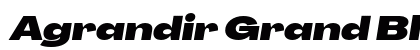 Agrandir Grand Black Italic preview