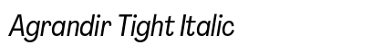 Agrandir Tight Italic preview