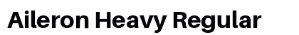 Aileron Heavy Regular preview
