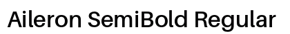 Aileron SemiBold Regular preview