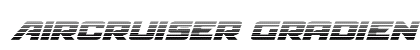 Aircruiser Gradient Italic Italic preview