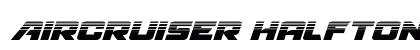 Aircruiser Halftone Italic Italic preview
