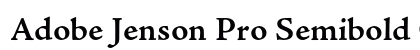 Adobe Jenson Pro Semibold Caption Preview