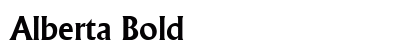 Alberta Bold preview