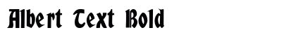 Albert Text Bold preview