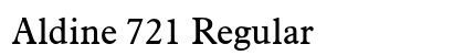 Aldine 721 Regular Preview