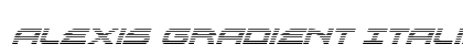Alexis Gradient Italic Italic preview