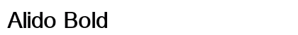 Alido Bold preview