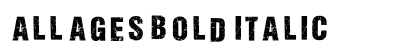 ALL AGES Bold Italic preview