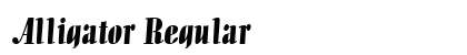Alligator Regular preview
