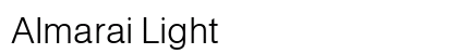 Almarai Light preview