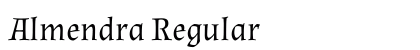 Almendra Regular Preview