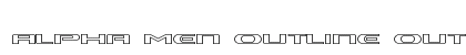 Alpha Men Outline Outline preview