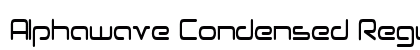 Alphawave Condensed Regular Preview