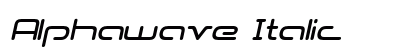 Alphawave Italic Preview