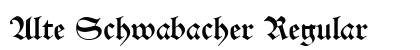 Alte Schwabacher Regular Preview