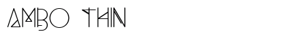 Ambo Thin preview