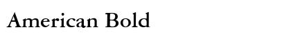 American Bold Preview