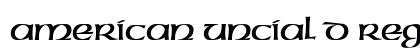 American Uncial D Regular preview
