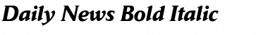 Daily News BQ Font