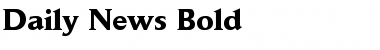 Daily News BQ Font