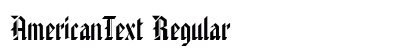 AmericanText Regular Preview