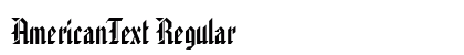 AmericanText Regular Preview