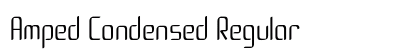 Amped Condensed Regular Preview