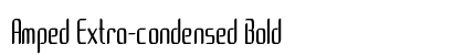 Amped Extra-condensed Bold Preview