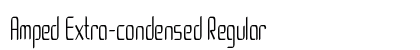 Amped Extra-condensed Regular Preview