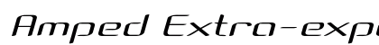 Amped Extra-expanded Italic preview