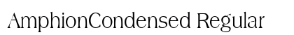 AmphionCondensed Regular preview