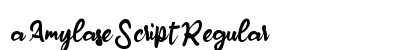 a Amylase Script Regular preview