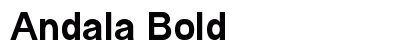 Andala Bold preview
