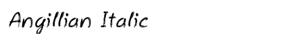 Angillian Italic Preview