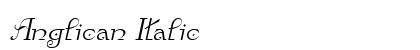 Anglican Italic Preview