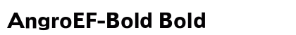 AngroEF-Bold Bold preview