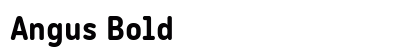 Angus Bold preview