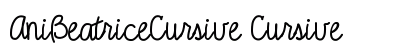 AniBeatriceCursive Cursive preview