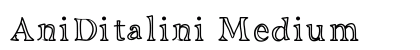 AniDitalini Medium preview