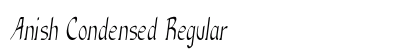 Anish Condensed Regular Preview
