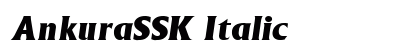AnkuraSSK Italic preview