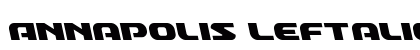 Annapolis Leftalic Italic preview