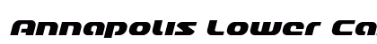 Annapolis Lower Case Italic Italic preview