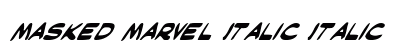 Masked Marvel Italic Italic preview