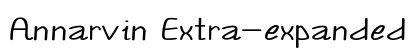 Annarvin Extra-expanded Regular Preview