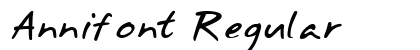 Annifont Regular Preview