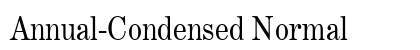 Annual-Condensed Normal Preview