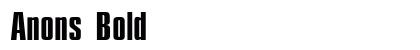 Anons Bold Preview