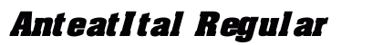 AnteatItal Regular preview